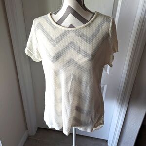 NWT Cream Knit Dress Top